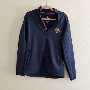 LevelWear Men’s Florida Panthers Hockey Navy Quarter-Zip Pullover Size Medium